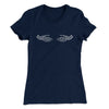Skeleton Hands Women's T-Shirt Midnight Navy | Funny Shirt from Famous In Real Life