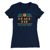 Peach Pit Diner Women's T-Shirt Midnight Navy | Funny Shirt from Famous In Real Life