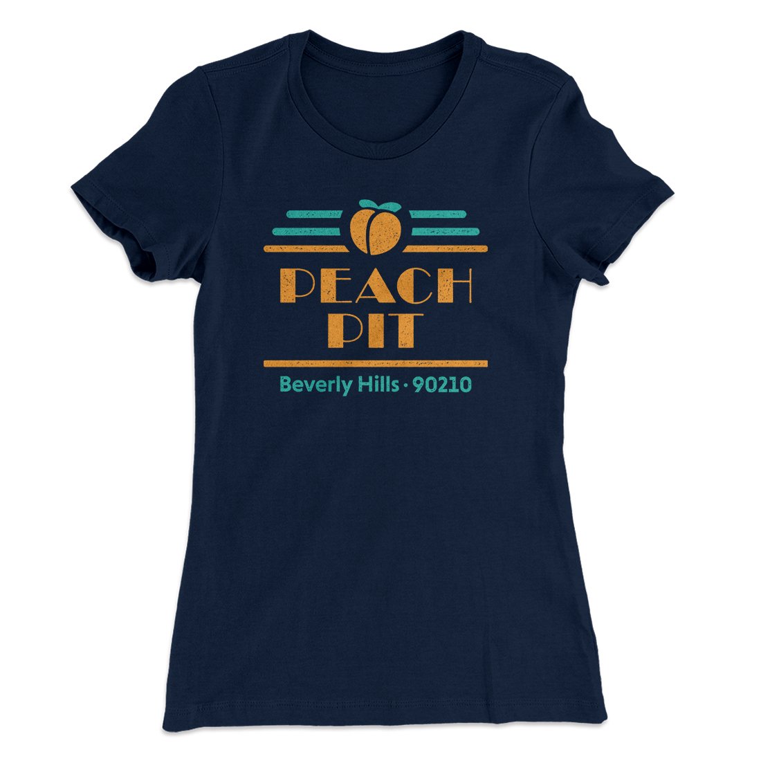 Peach Pit Diner Women's T-Shirt | Funny Shirt from Famous In Real Life
