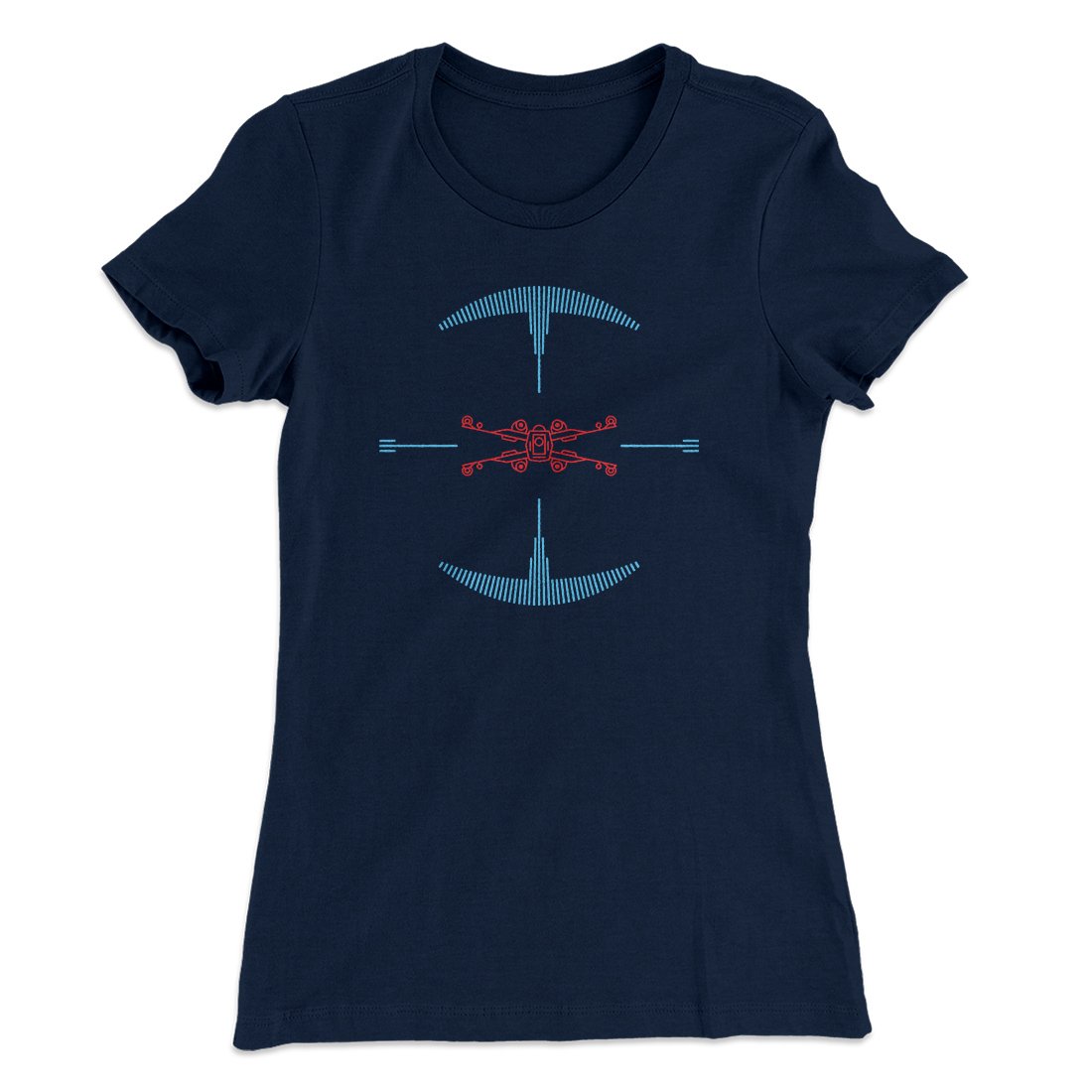 Fighter Target Women's T-Shirt | Funny Shirt from Famous In Real Life