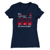 Hell Forecast Women's T-Shirt Midnight Navy | Funny Shirt from Famous In Real Life