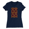 The Overlook Hotel Carpet Women's T-Shirt Midnight Navy | Funny Shirt from Famous In Real Life