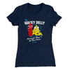 The Wacky Delly Women's T-Shirt Midnight Navy | Funny Shirt from Famous In Real Life