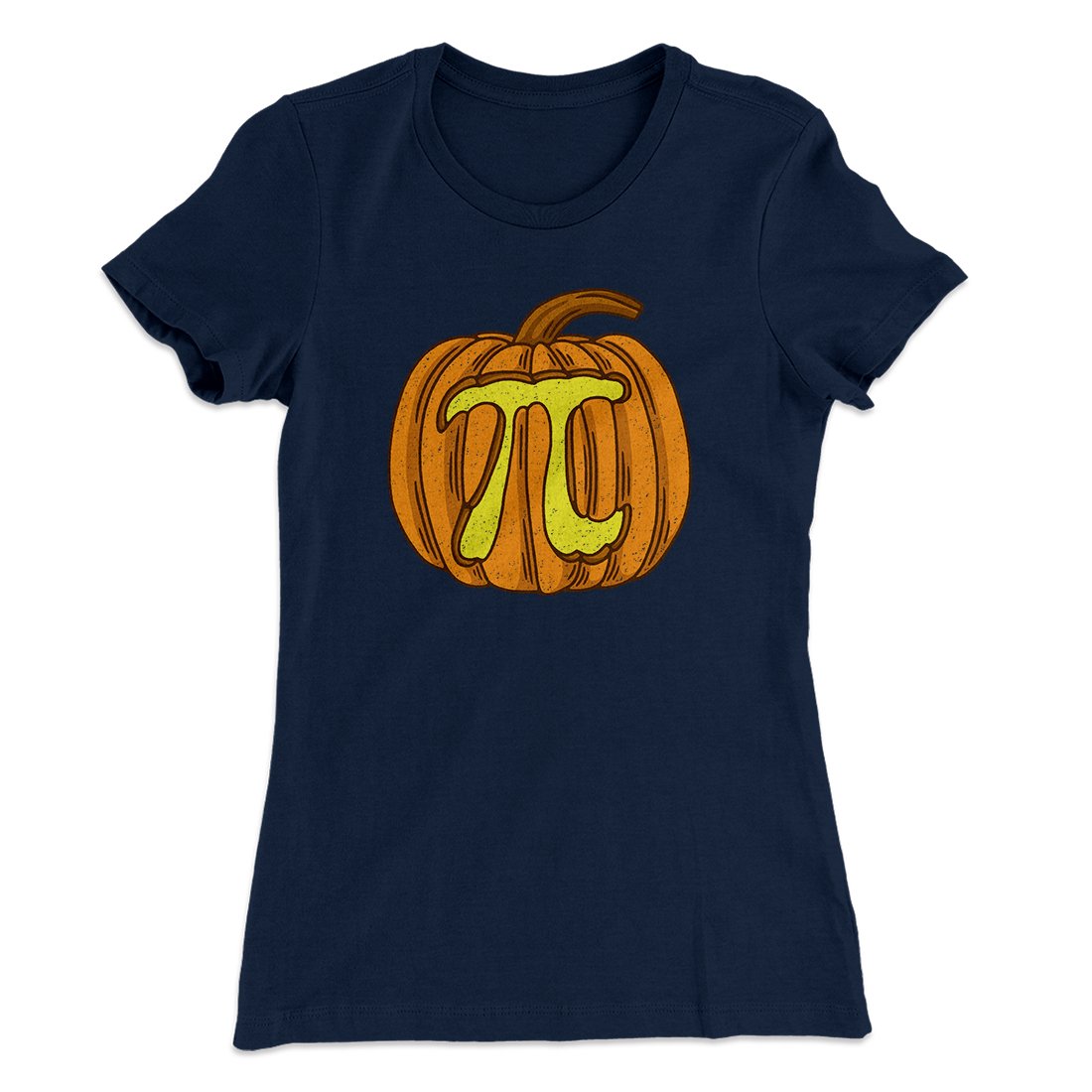 Pumpkin Pi Funny Thanksgiving Women's T-Shirt | Funny Shirt from Famous In Real Life
