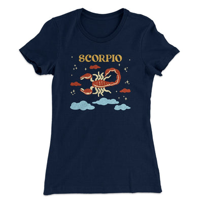 Scorpio Women's T-Shirt Midnight Navy | Funny Shirt from Famous In Real Life