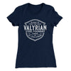 The Valyrian Steel Foundry Women's T-Shirt Midnight Navy | Funny Shirt from Famous In Real Life