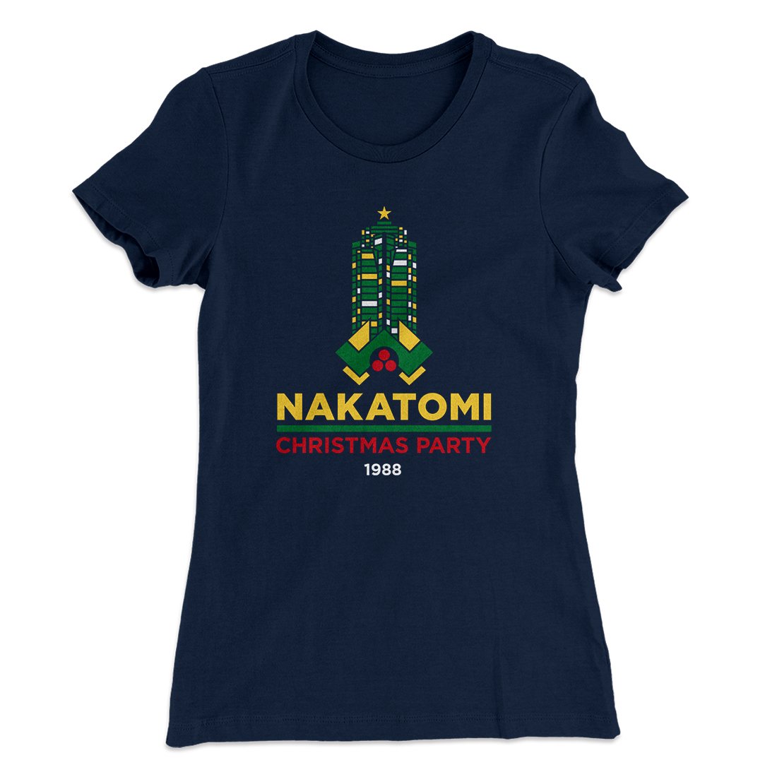 Nakatomi Plaza Christmas Party Women's T-Shirt | Funny Shirt from Famous In Real Life