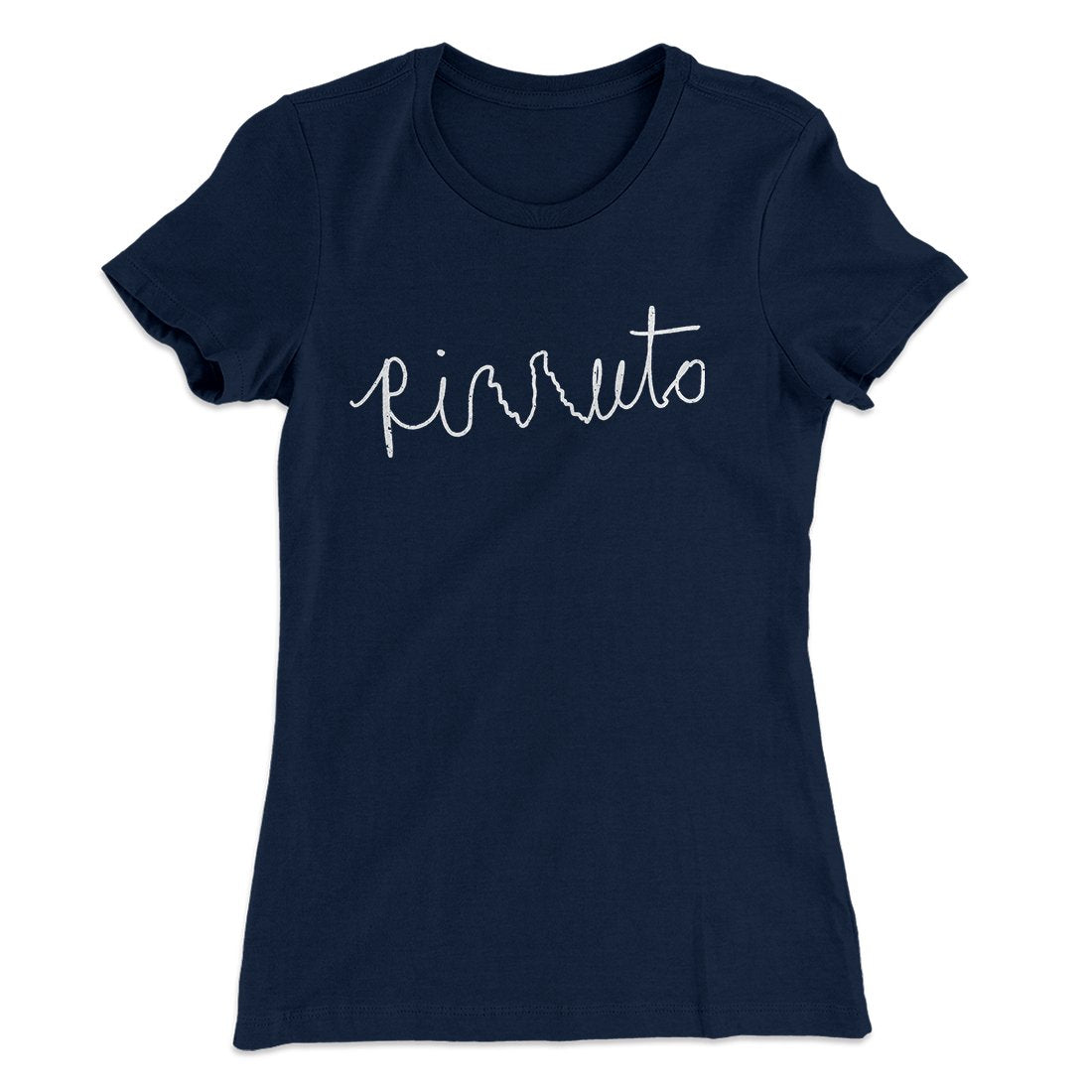 Rizzuto Cursive Women's T-Shirt | Funny Shirt from Famous In Real Life