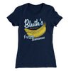 Bluth's Frozen Bananas Women's T-Shirt Midnight Navy | Funny Shirt from Famous In Real Life