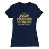 Edelen's Braidwood Inn Women's T-Shirt Midnight Navy | Funny Shirt from Famous In Real Life