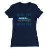 Mini Van Mega Fun Funny Women's T-Shirt Midnight Navy | Funny Shirt from Famous In Real Life