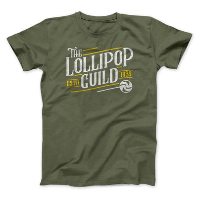 Lollipop Guild Funny Movie Men/Unisex T-Shirt Military Green | Funny Shirt from Famous In Real Life