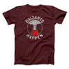 Oxidants Happen Men/Unisex T-Shirt Heather Maroon | Funny Shirt from Famous In Real Life