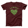 Zombae Men/Unisex T-Shirt Heather Maroon | Funny Shirt from Famous In Real Life