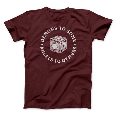Demons To Some Angels To Others Funny Movie Men/Unisex T-Shirt Heather Maroon | Funny Shirt from Famous In Real Life