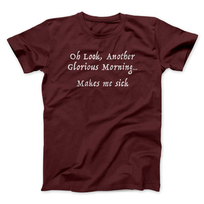 Another Glorious Morning Funny Movie Men/Unisex T-Shirt Heather Maroon | Funny Shirt from Famous In Real Life