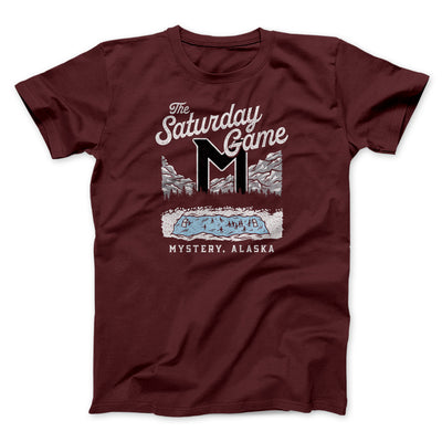 The Saturday Game Funny Movie Men/Unisex T-Shirt Heather Maroon | Funny Shirt from Famous In Real Life