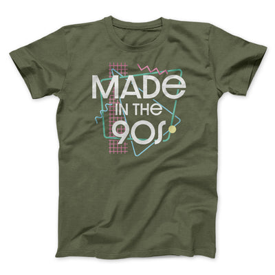Made In The 90s Men/Unisex T-Shirt Olive | Funny Shirt from Famous In Real Life