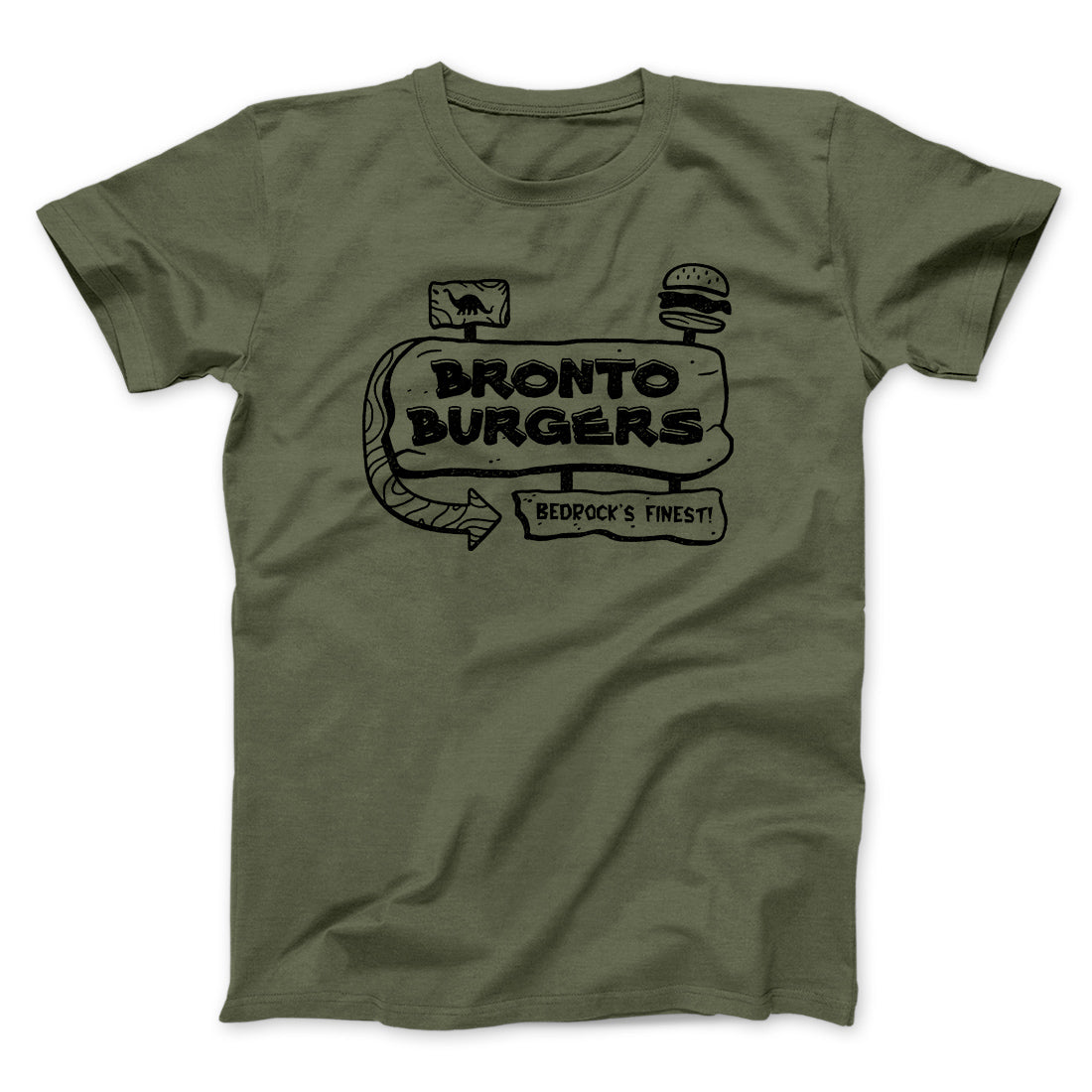 Bronto Burgers Men/Unisex T-Shirt | Funny Shirt from Famous In Real Life