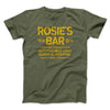 Rosie's Bar Men/Unisex T-Shirt Olive | Funny Shirt from Famous In Real Life