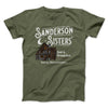 Sanderson Sisters' Bed & Breakfast Men/Unisex T-Shirt Olive | Funny Shirt from Famous In Real Life