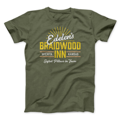 Edelen's Braidwood Inn Funny Movie Men/Unisex T-Shirt | Funny Shirt from Famous In Real Life