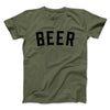 Beer Men/Unisex T-Shirt Heather Olive | Funny Shirt from Famous In Real Life