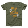 Dogs Are My Favorite People Men/Unisex T-Shirt Olive | Funny Shirt from Famous In Real Life