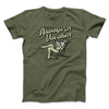 Always On Vacation Men/Unisex T-Shirt Heather Olive | Funny Shirt from Famous In Real Life