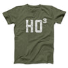 Ho Cubed Men/Unisex T-Shirt Olive | Funny Shirt from Famous In Real Life