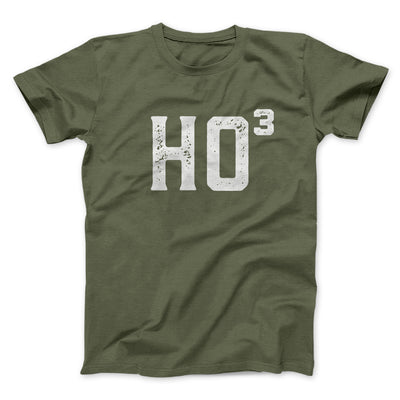 Ho Cubed Men/Unisex T-Shirt Olive | Funny Shirt from Famous In Real Life