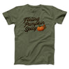 Feeling Pumpkin Spicy Men/Unisex T-Shirt Heather Olive | Funny Shirt from Famous In Real Life