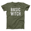 Basic Witch Men/Unisex T-Shirt Olive | Funny Shirt from Famous In Real Life