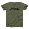 Boy Mom Men/Unisex T-Shirt Heather Olive | Funny Shirt from Famous In Real Life
