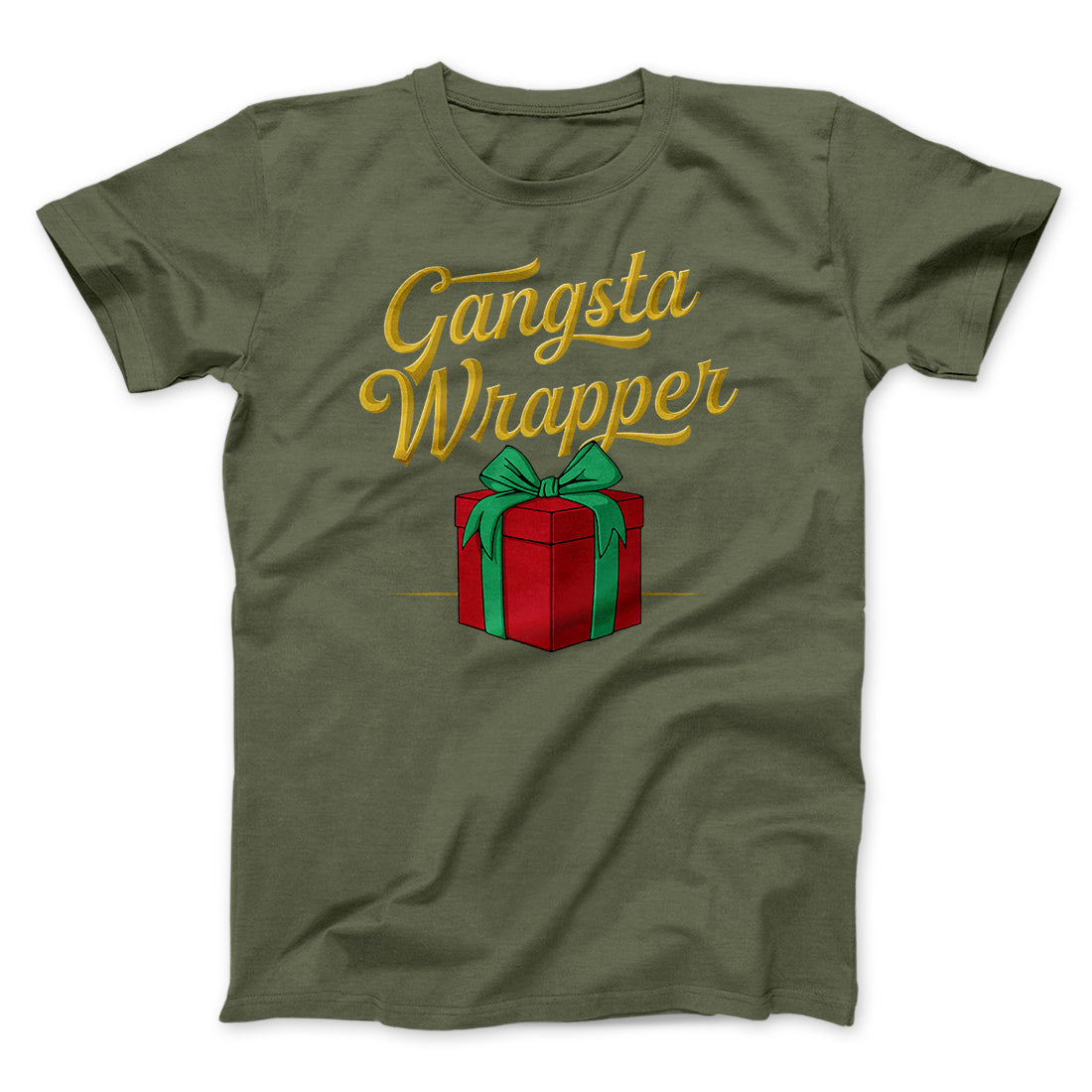 Gangsta Wrapper Men/Unisex T-Shirt | Funny Shirt from Famous In Real Life
