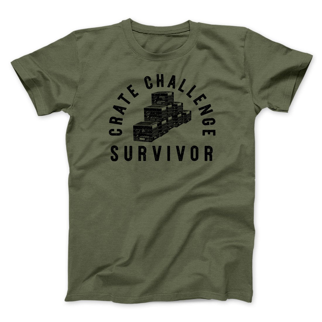 Crate Challenge Survivor 2021 Funny Men/Unisex T-Shirt | Funny Shirt from Famous In Real Life