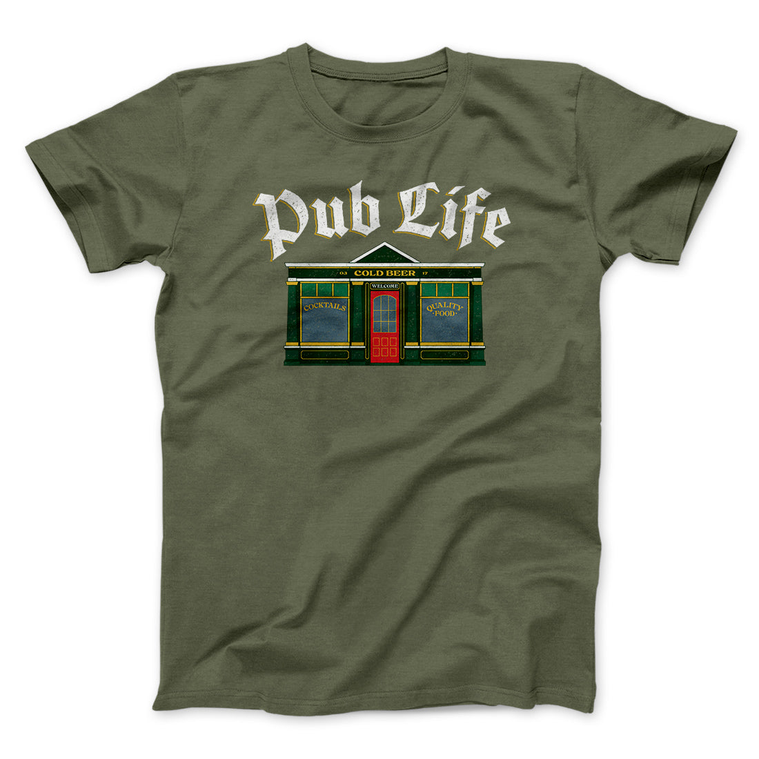 Pub Life Men/Unisex T-Shirt | Funny Shirt from Famous In Real Life