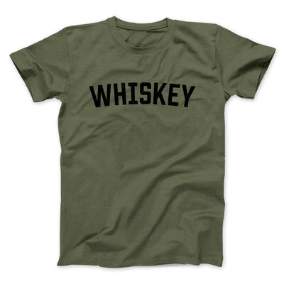 Whiskey Men/Unisex T-Shirt Heather Olive | Funny Shirt from Famous In Real Life
