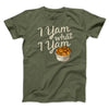 I Yam What I Yam Funny Thanksgiving Men/Unisex T-Shirt Olive | Funny Shirt from Famous In Real Life