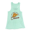 Sweet Dreams Are Made Of Cheese Women's Flowey Tank Top Mint | Funny Shirt from Famous In Real Life