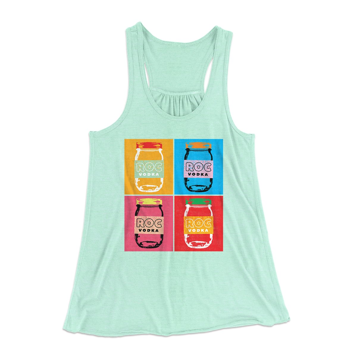 Roc Vodka Women's Flowey Tank Top | Funny Shirt from Famous In Real Life