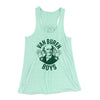 Van Buren Boys Women's Flowey Tank Top Mint | Funny Shirt from Famous In Real Life