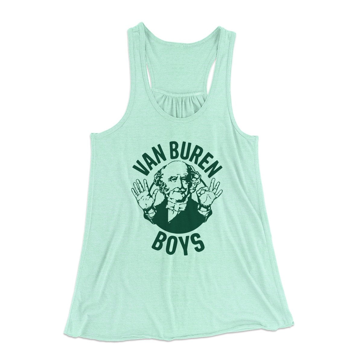 Van Buren Boys Women's Flowey Tank Top | Funny Shirt from Famous In Real Life