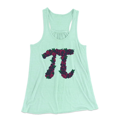 Raspberry Pi Women's Flowey Tank Top Mint | Funny Shirt from Famous In Real Life