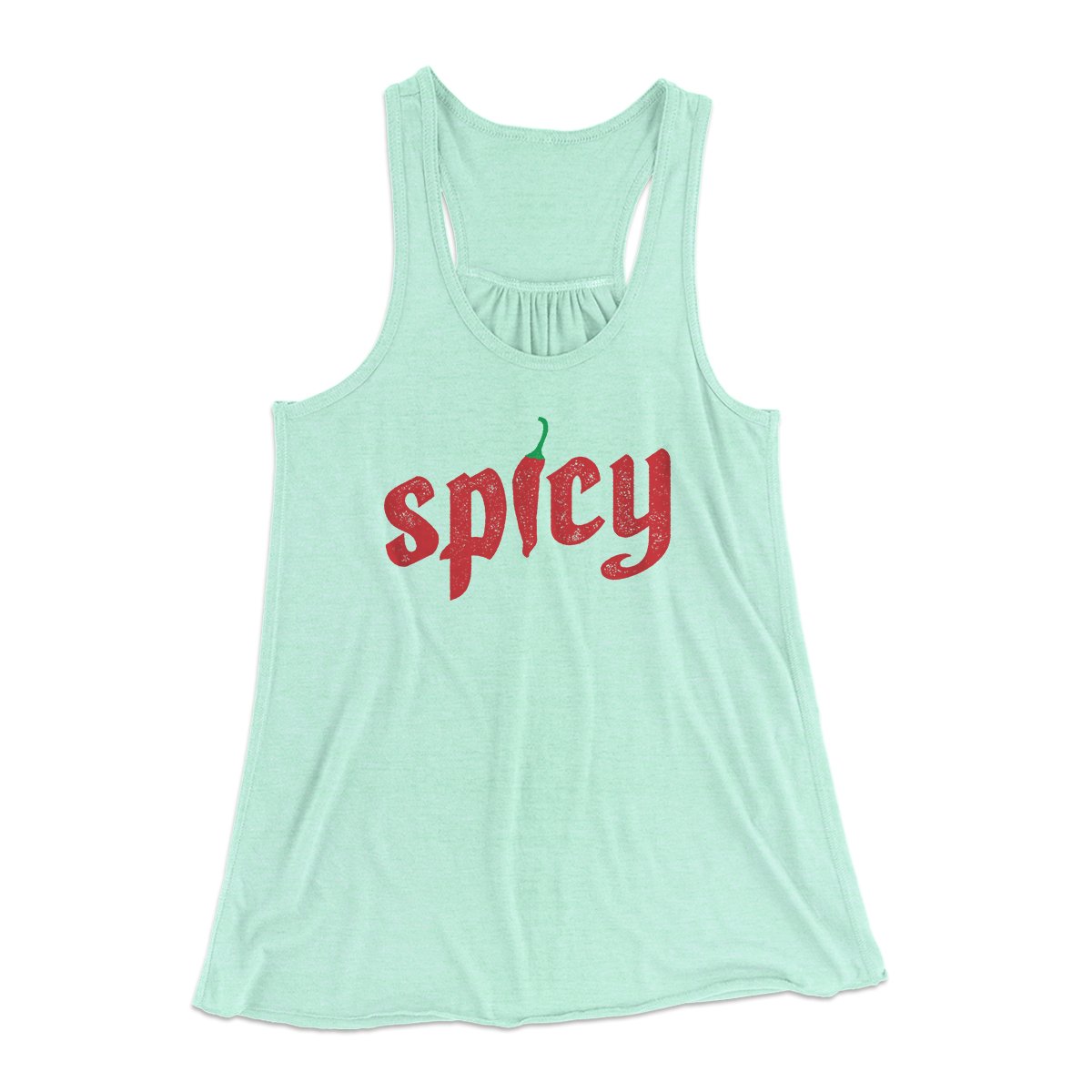 Spicy Funny Women's Flowey Tank Top | Funny Shirt from Famous In Real Life