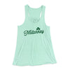 Malarkey Women's Flowey Tank Top Mint | Funny Shirt from Famous In Real Life
