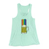 Beer Rainbow Women's Flowey Tank Top Mint | Funny Shirt from Famous In Real Life