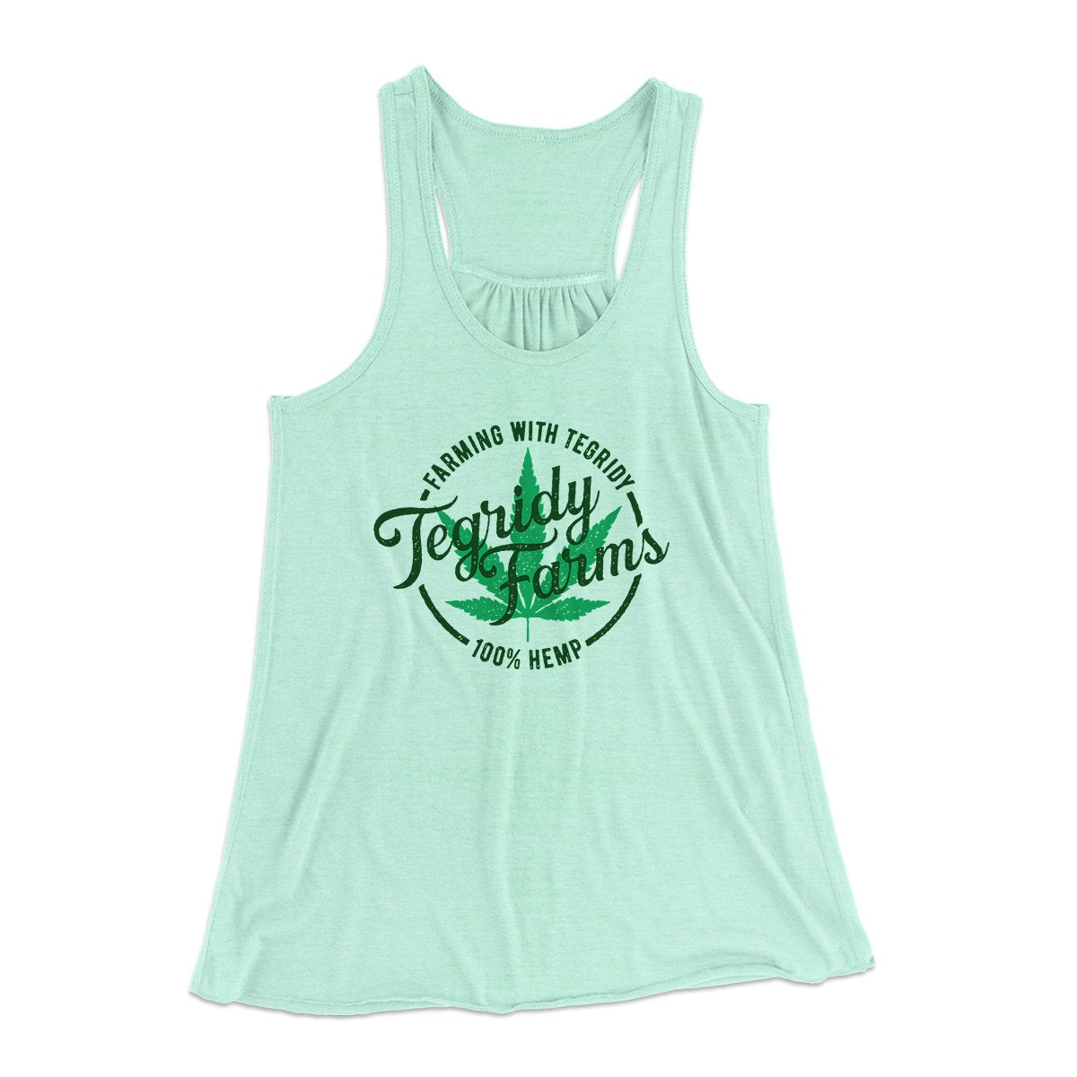 Tegridy Farms Women's Flowey Tank Top | Funny Shirt from Famous In Real Life