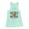 Hot Pie's Hot Pies Women's Flowey Tank Top Mint | Funny Shirt from Famous In Real Life