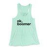 OK, Boomer Funny Women's Flowey Tank Top Mint | Funny Shirt from Famous In Real Life
